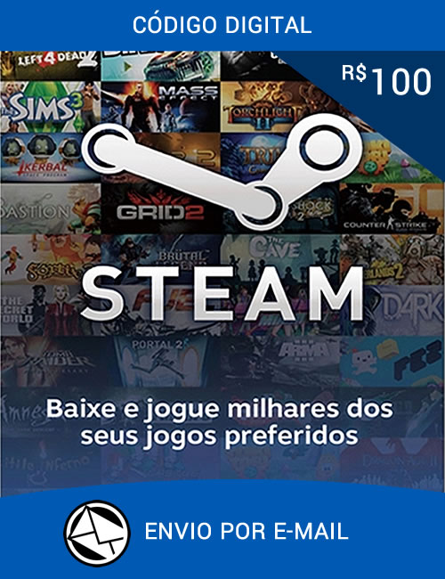 Gift Card Steam R$ 105,00