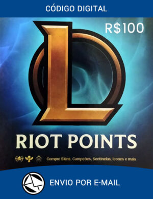 Cartão League of Legends R$ 100 Reais