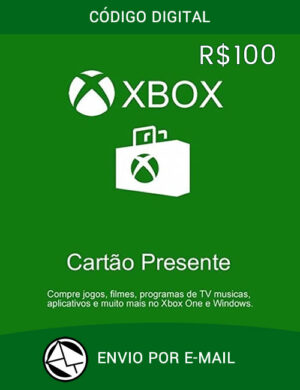 Cartão Microsoft R$ 100 Reais