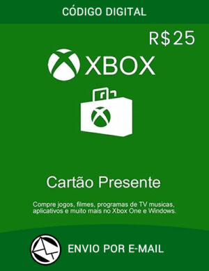 Cartão Microsoft R$ 25 Reais