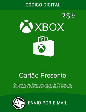 Cartão Microsoft R$ 5 Reais
