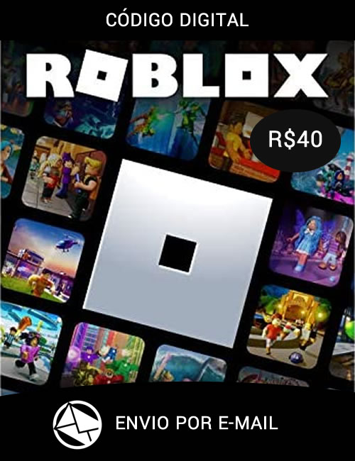Cartão Roblox 40 Reais