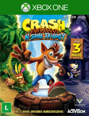 Crash Bandicoot N. Sane Trilogy Xbox One Mídia Digital