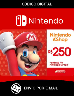 Cartão Nintendo eShop R$200 Reais Digital