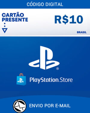 R$10 PlayStation Store – Cartão Presente Digital [Eclusivo Brasil]
