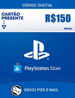 R$150 PlayStation Store – Cartão Presente Digital [Eclusivo Brasil]
